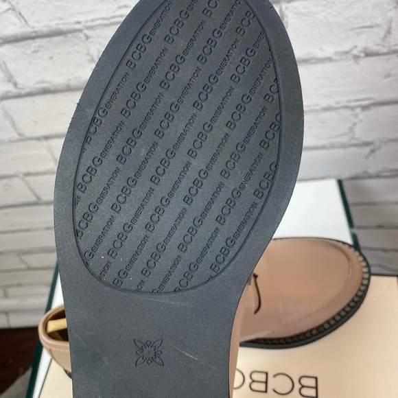 BCBGeneration Women's Sabin Loafer Platform, Size 8 Taupe Tan NEW Boho Chic - Picture 9 of 9